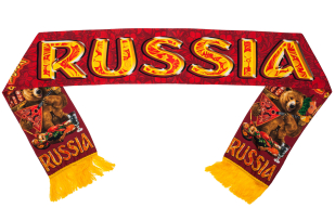 Шелковый шарф "Russia"