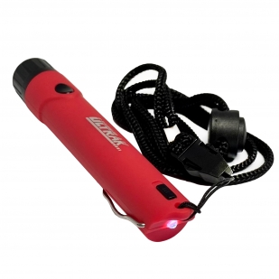 Аварийно-спасательный свисток с LED-фонариком Ultrak 125 (красный)