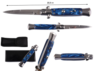 Автоматический нож AKC Italy 9" Blue - купить с доставкой в любой город