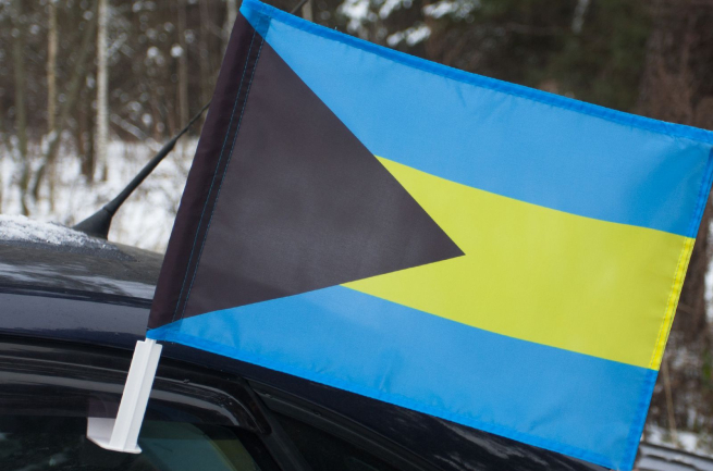 Автомобильный флаг Багамских островов