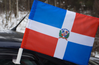 Автомобильный флаг Доминиканской Республики