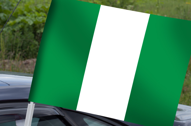 Автомобильный флаг Нигерии