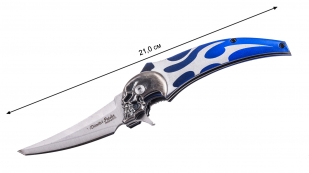 Авторский нож с черепом Master Cutlery Hell Blade by Dimitri Patelis MC1030BL (США) - размер