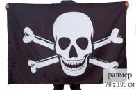 Байкерский флаг с костями