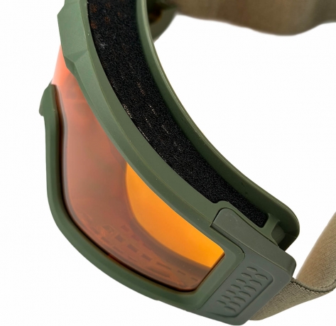 Баллистические очки Oakley военнослужащих спецоперации (оранжевые линзы)