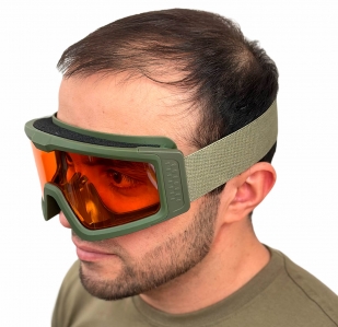 Баллистические очки Oakley военнослужащих спецоперации (оранжевые линзы)