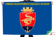 Bandiera Сomando Raggruppamento Subacquei e Incursori Italia