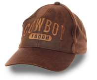 Мужская бейсболка COWBOY tough – модный оттенок гавана-браун, текстурный приятный хлопок, фирменная вышивка. Твоя индивидуальность по цене 399 р