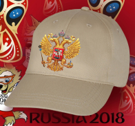 Летняя бейсболка с гербом РФ