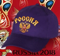 Мощная патриотическая бейсболка с символом России