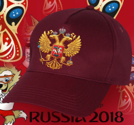 Бейсболка с символикой России – страны-хозяйки Чемпионата мира по футболу.