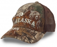 Бейсболка-камуфляж Alaska с сеткой