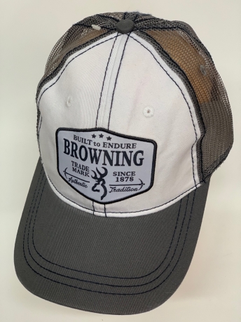 Бейсболка Browning темно-серого цвета с сеткой