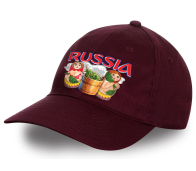 Бейсболка для истинных патриотов - "Russia матрешки". Яркая, качественная, современная! Достойный презент для себя или в подарок!