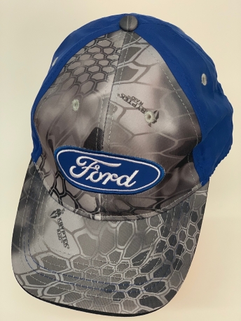Бейсболка Ford камуфляж питон с синим тылом