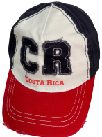 Бейсболка винтаж Costa Rica с нашитыми буквами на тулье
