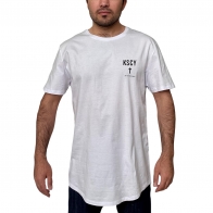 Мужская белая футболка от бренда KSCY