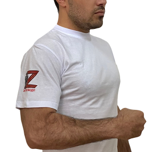 Белая футболка Z "За Победу!"