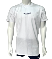 Белая мужская футболка Nomadic