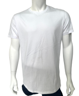 Белая мужская футболка Sushi Radio с черной надписью на спине