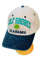 Бело-синяя летняя бейсболка Alabama