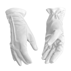Белые перчатки парадные (Полиэстер)