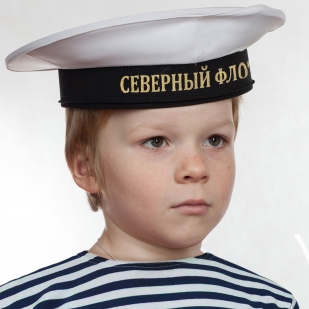 Купить бескозырку "Северный флот" белую