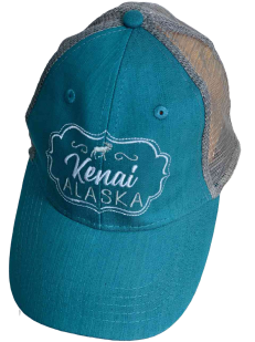 Бирюзовая кепка Kenai Alaska