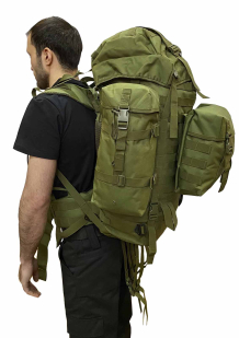 Большой экспедиционный рюкзак (100 литров, олива)