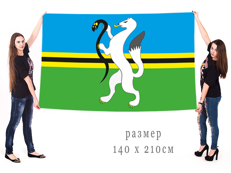 Большой флаг Чулымского муниципального района