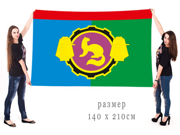 Большой флаг Пушкинского муниципального района