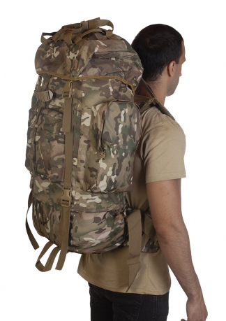 Большой камуфляжный рюкзак Multicam с обвеской MOLLE  - купить недорого