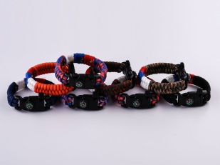 Браслеты выживания с огнивом от Военпро