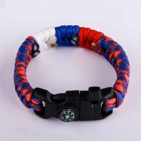Браслет выживания с огнивом и компасом Браслет выживания с огнивом и компасом