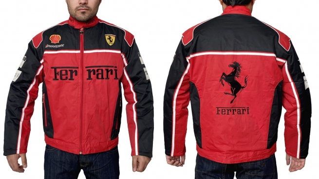 Брендовая мужская куртка Ferrari