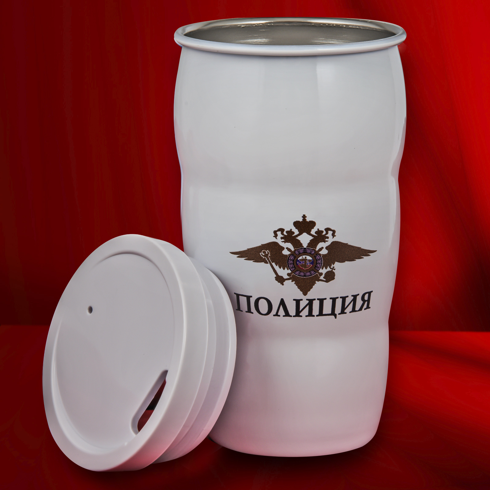 Купить термокружку с символикой Полиции РФ