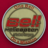 Челлендж коин участников программы развития сотрудников компании по производству вертолетов Bell Helicopter Textron, США