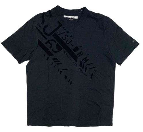 Чёрная брендовая мужская футболка SEANJOHN