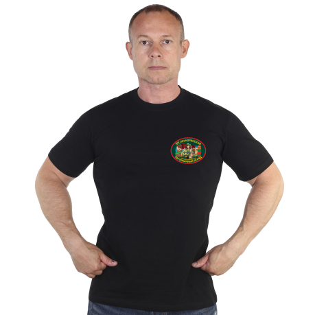 Черная футболка "44 Ленкоранский ПОГО"