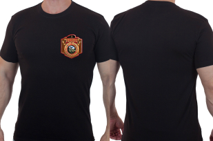 Черная мужская футболка Морская Пехота.