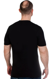Черная футболка "Погранвойска" с доставкой