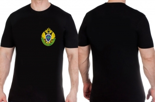 Черная футболка с эмблемой ПС ФСБ с доставкой