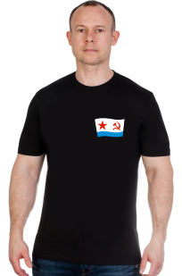 Купить черную футболку ВМФ СССР