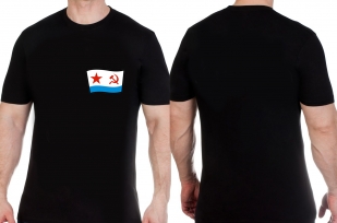 Черная футболка ВМФ СССР с доставкой