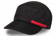 Чёрная кепка-немка с сеткой - купить по низкой цене