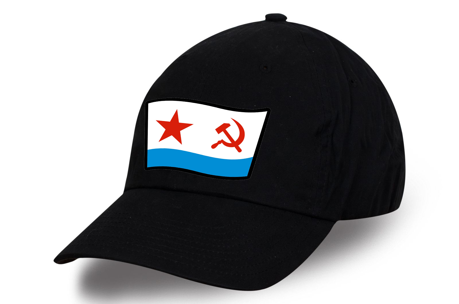 Черная кепка с эмблемой ВМФ СССР - купить в подарок