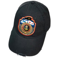 Чёрная кепка За службу в морской пехоте