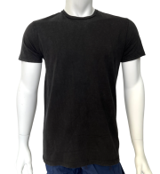Черная мужская футболка NXP классического кроя