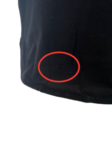 Черная мужская футболка NXP с красным принтом