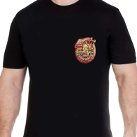 Черная мужская футболка с эмблемой ГСВГ